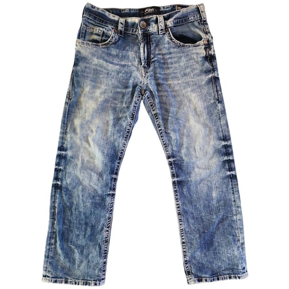 Silver Jeans size 33x32 Heavily Distressed Vintage